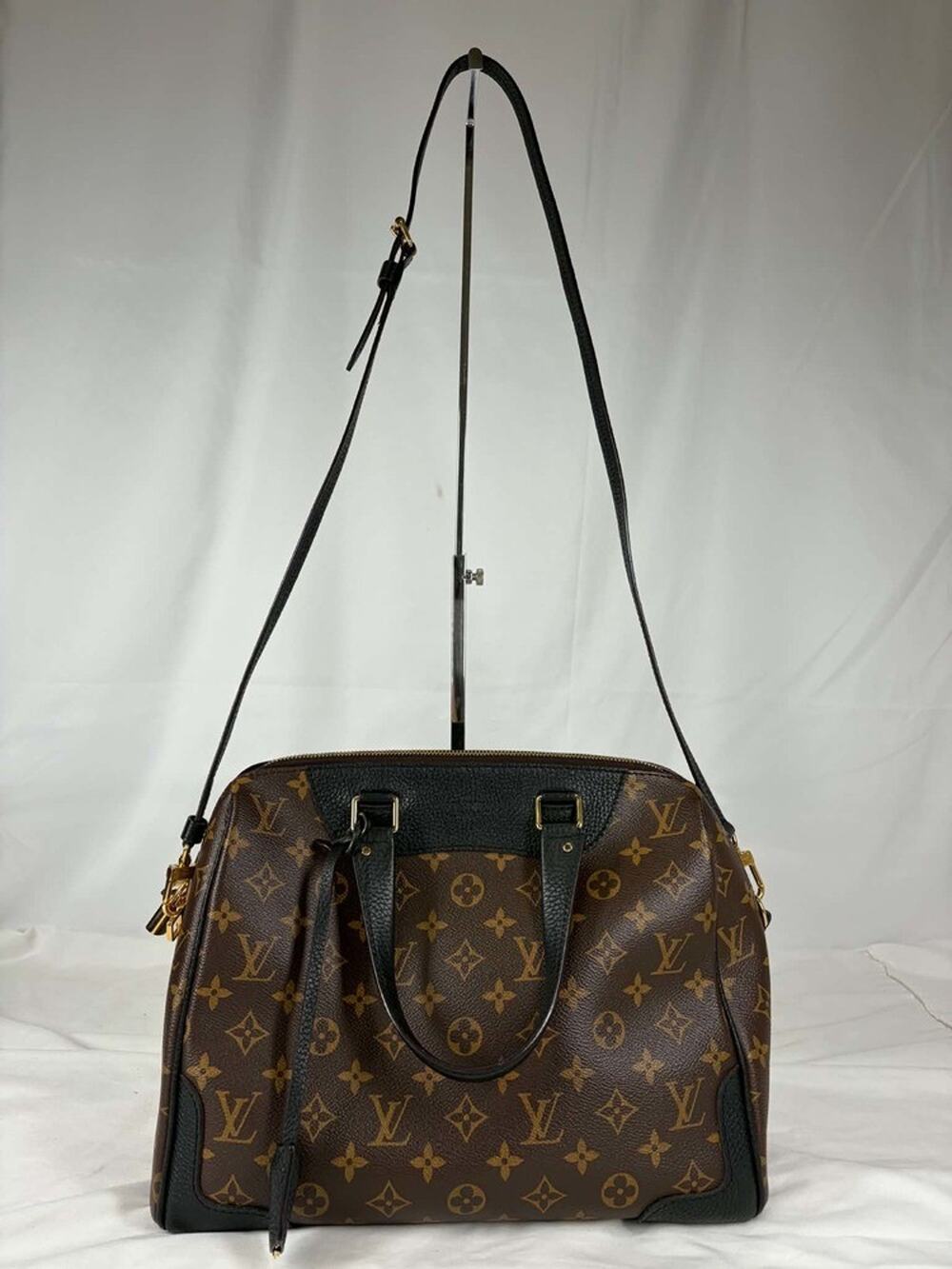 Louis Vuitton Retiro Monogram Brown and Black Bag SPB-EB 369372